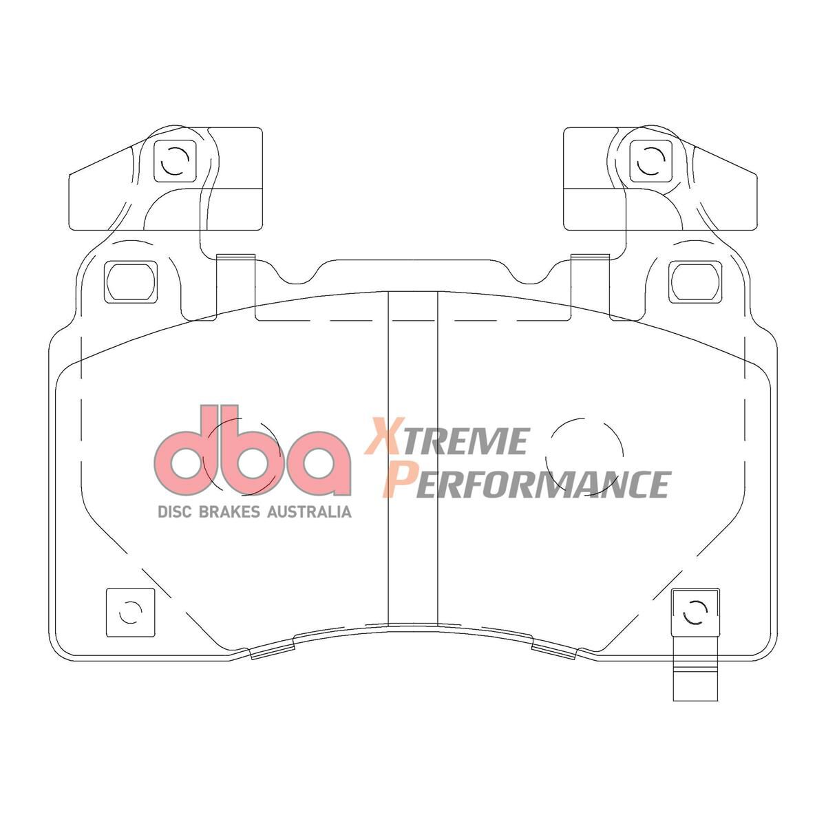 DBA XP PERFORMANCE BRAKE PADS  Holden VE/VF SSV Brembo (rectangle weight) 2013-2017 F, , scaau_hi-res