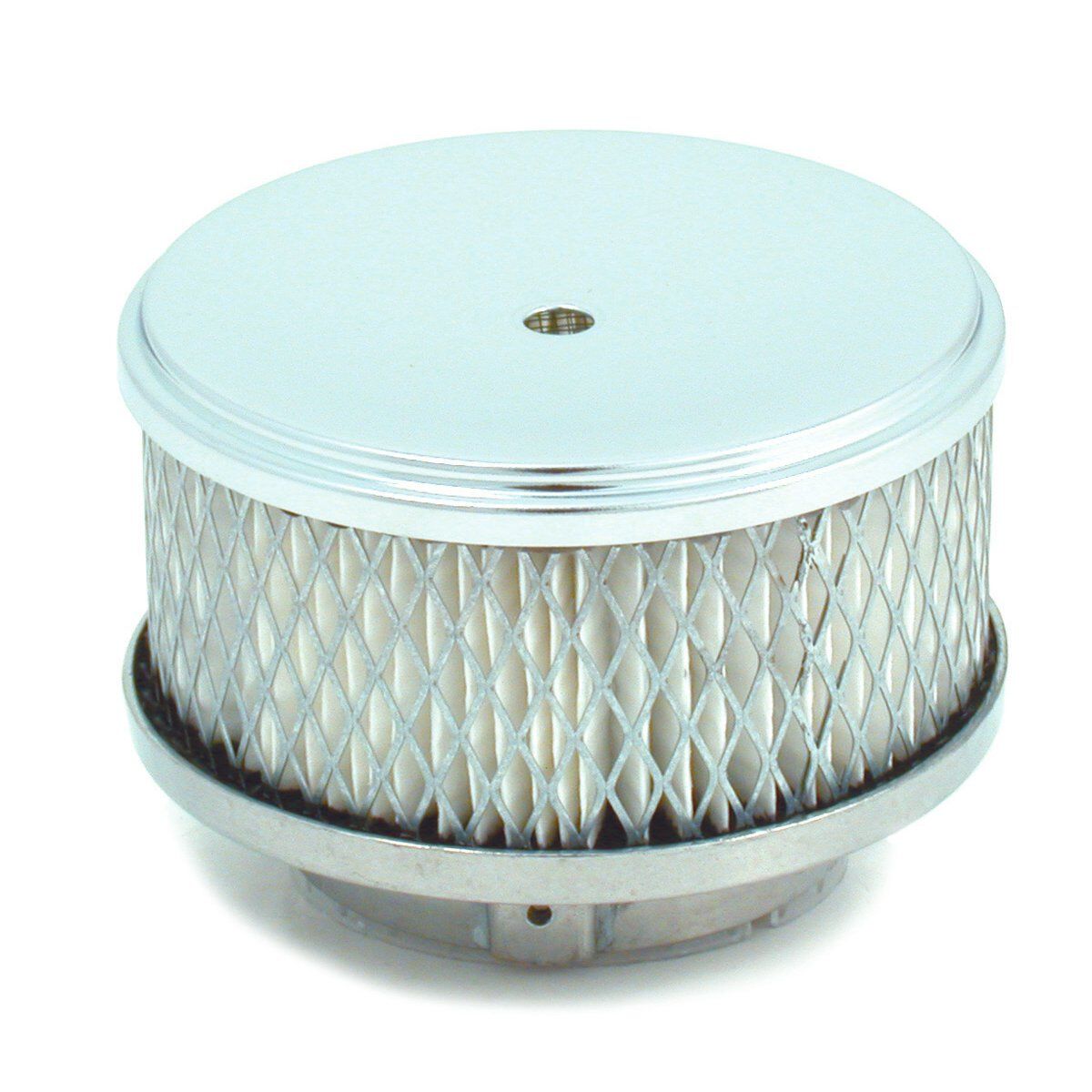 Air Cleaner 4 x 2 Round Chrome, , scaau_hi-res
