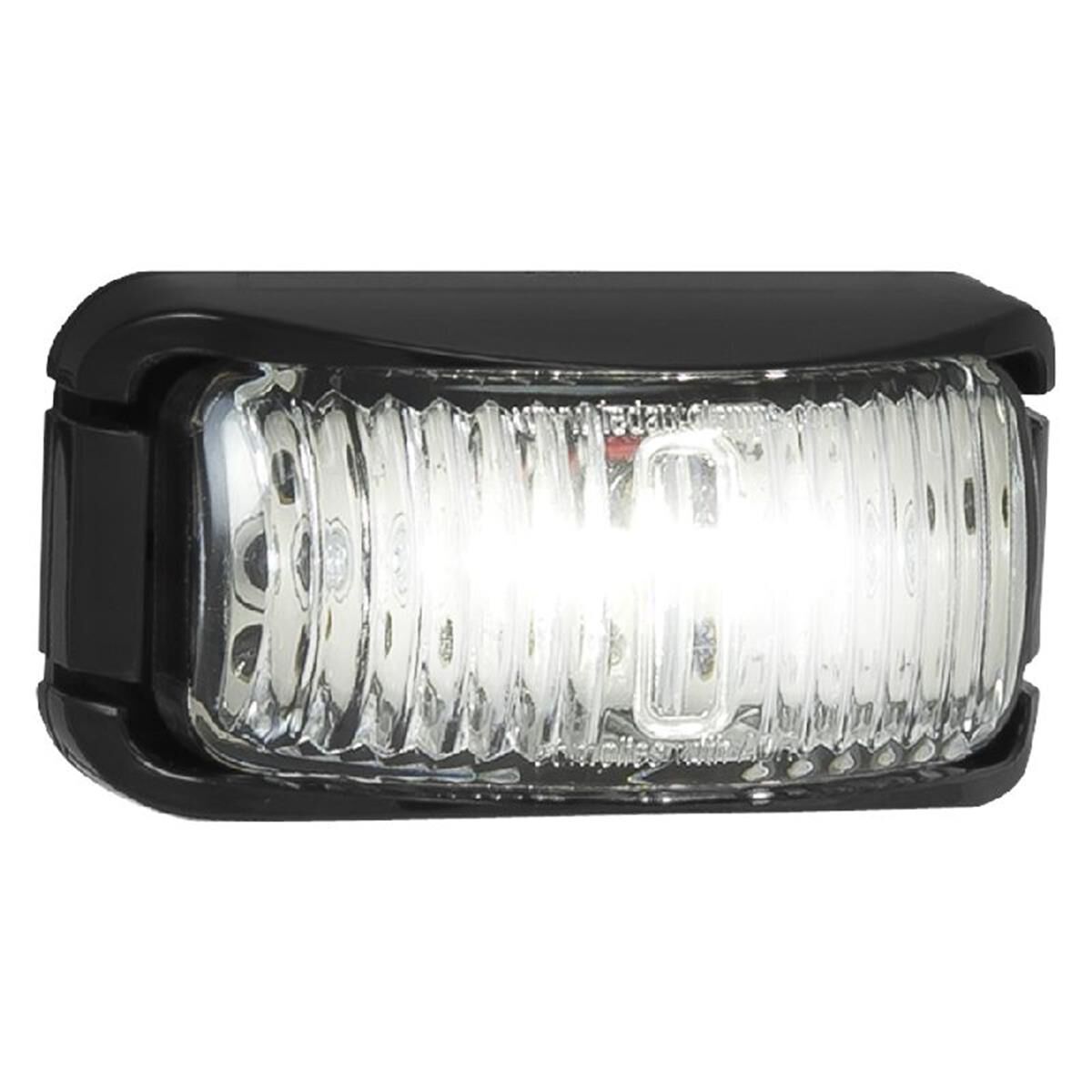 LED FRONT END OUTLNE MARKR LMP 12/24V BLACK HOUSNG 16cm LEAD 74 x 38 x 35mm, , scaau_hi-res