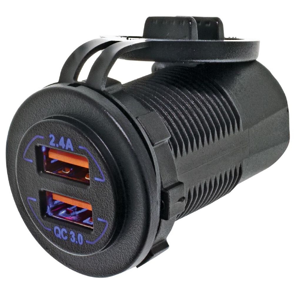 Hulk 4X4 Dual Usb Socket Port A 5V 2.4A Port B Qc3.0 3.612V 18W With