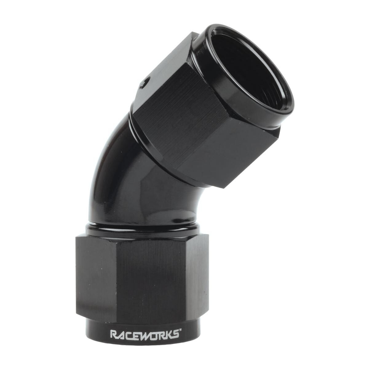 FEMALE TO FEMALE SWIVEL AN-8 45DEG, , scaau_hi-res