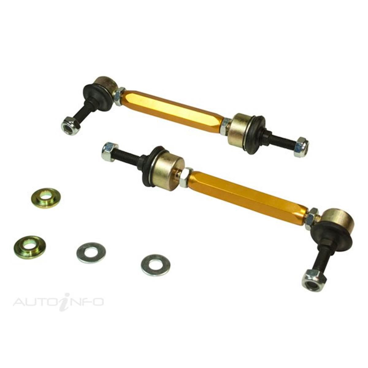 SWAY BAR LINK KIT H/DUTY ADJ STEEL BALL, , scaau_hi-res