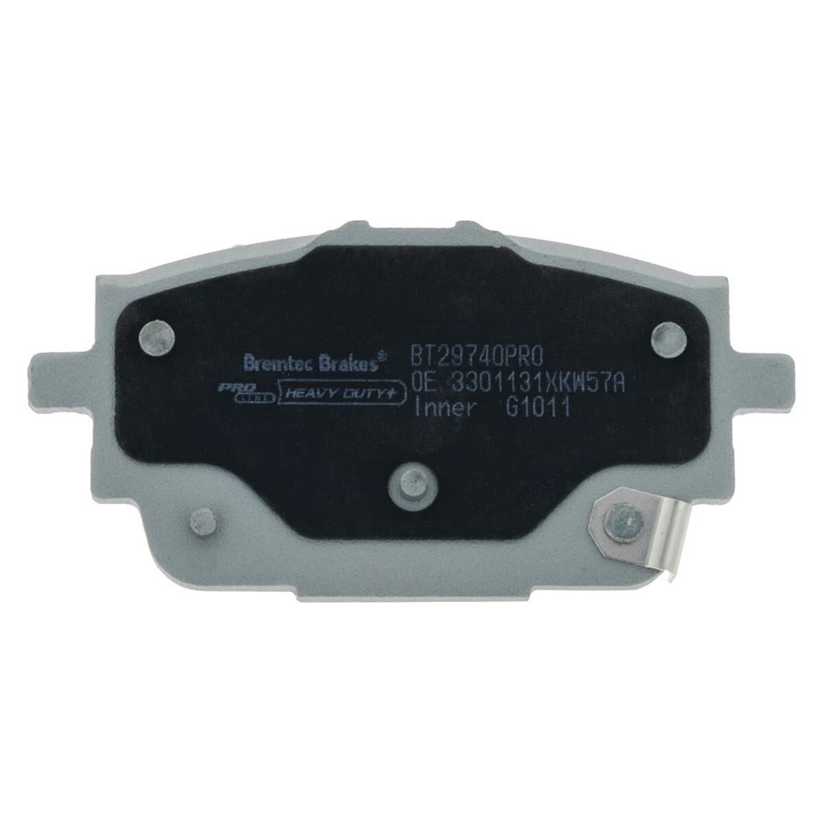 PRO-LINE HD CERAMIC+ ZERO DUSTHAVAL H8 2015-18 REAR PADS, , scaau_hi-res