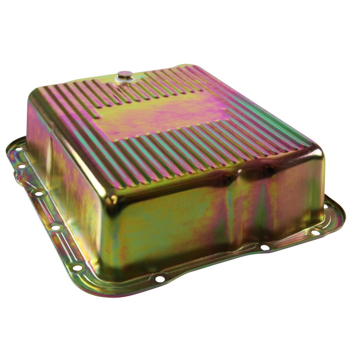 Transmission Pan GM 700R4-4L60E-4L65E Zinc Steel Deep Depth, , scaau_hi-res