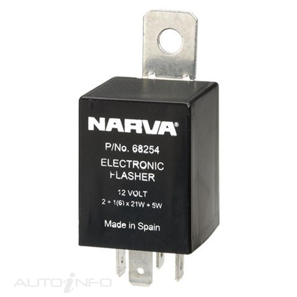 ELEC. FLASHER 12V 4 PIN BL, , scaau_hi-res
