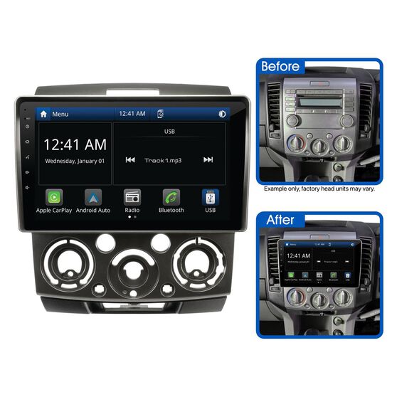 9" MULTIMEDIA RECEIVER TO SUIT FORD RANGER & MAZDA BT50, , scaau_hi-res