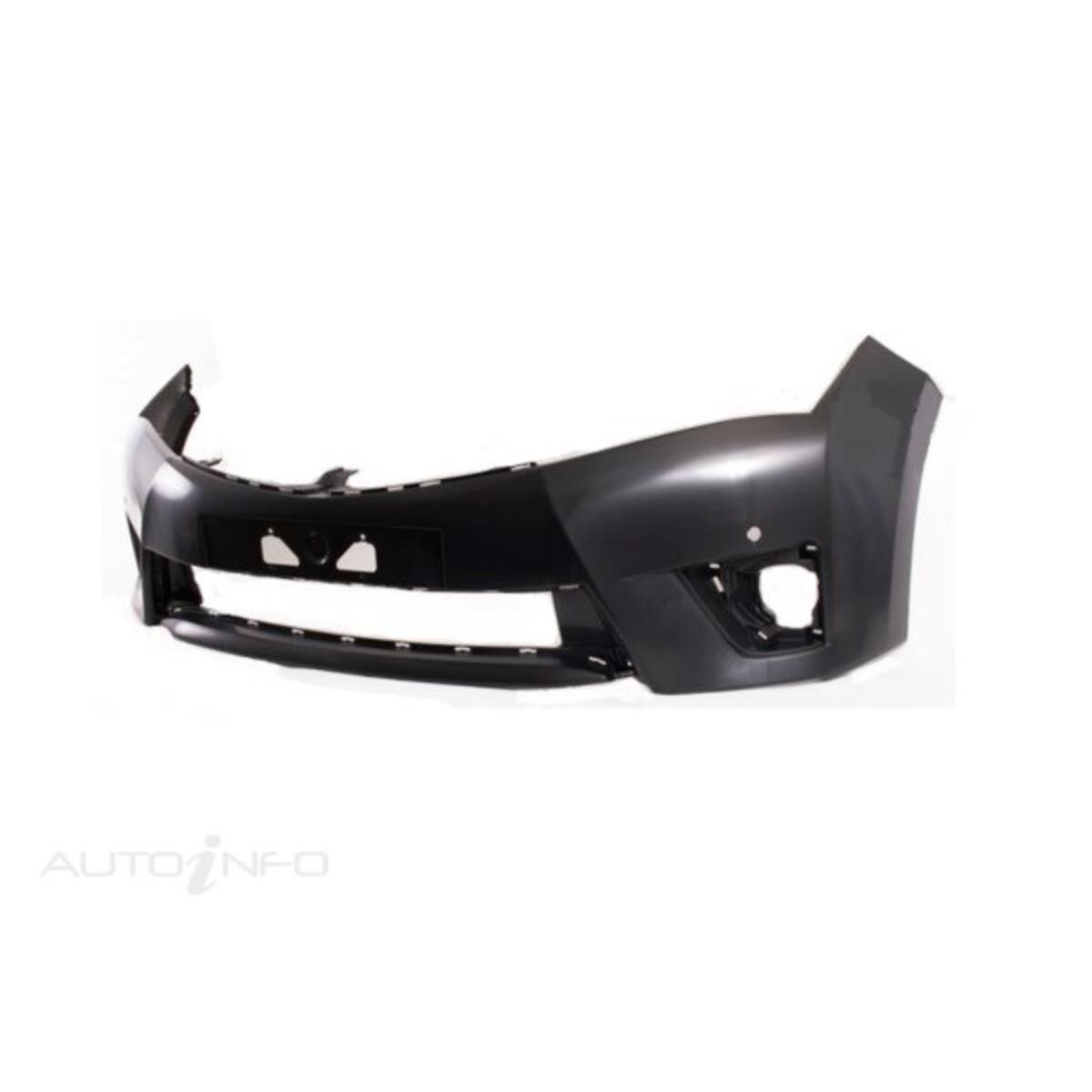 TOYOTA COROLLA SEDAN  ZRE172  01/2013 ~ ONWARDS  FRONT BUMPER BAR COVER  WITH FOG LAMP HOLES  WITH SENSOR HOLES, , scaau_hi-res