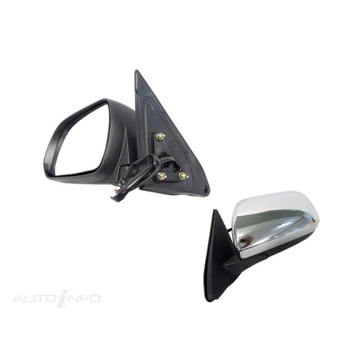 TOYOTA KLUGER  GSU40 SERIES 1  08/2007 ~ 09/2010  DOOR MIRROR CHROME ELECTRIC  LEFT HAND SIDE, , scaau_hi-res