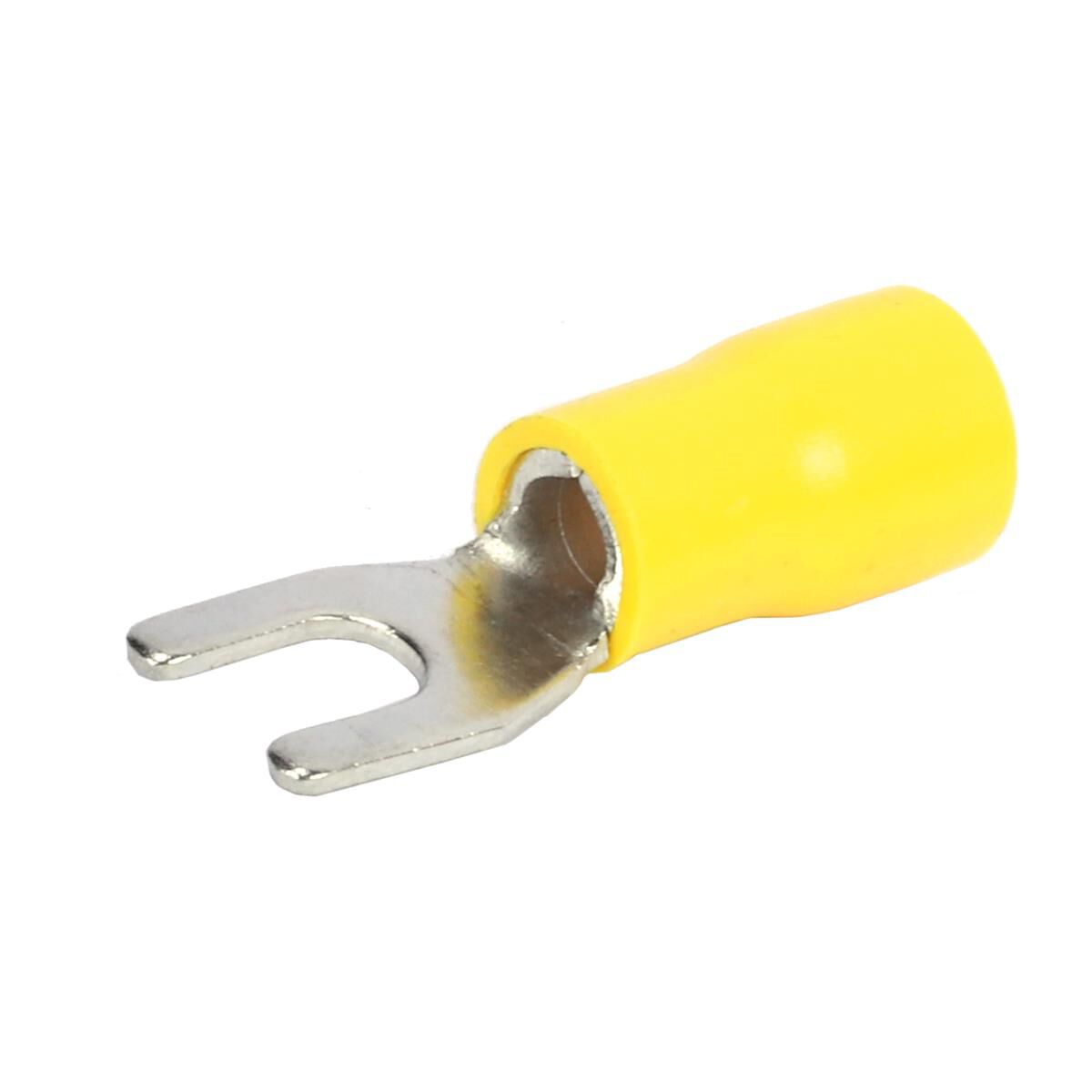 4.3MM FORK TERMINAL YELLOW - 100PCS, , scaau_hi-res