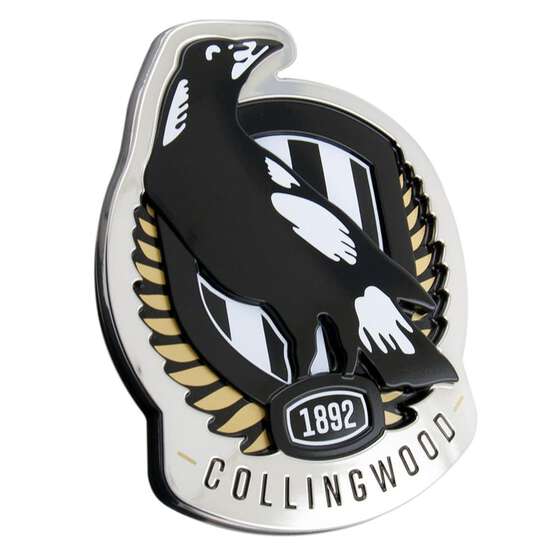 AFL COLLINGWOOD MAGPIES 3D CHROME CAR EMBLEM, , scaau_hi-res