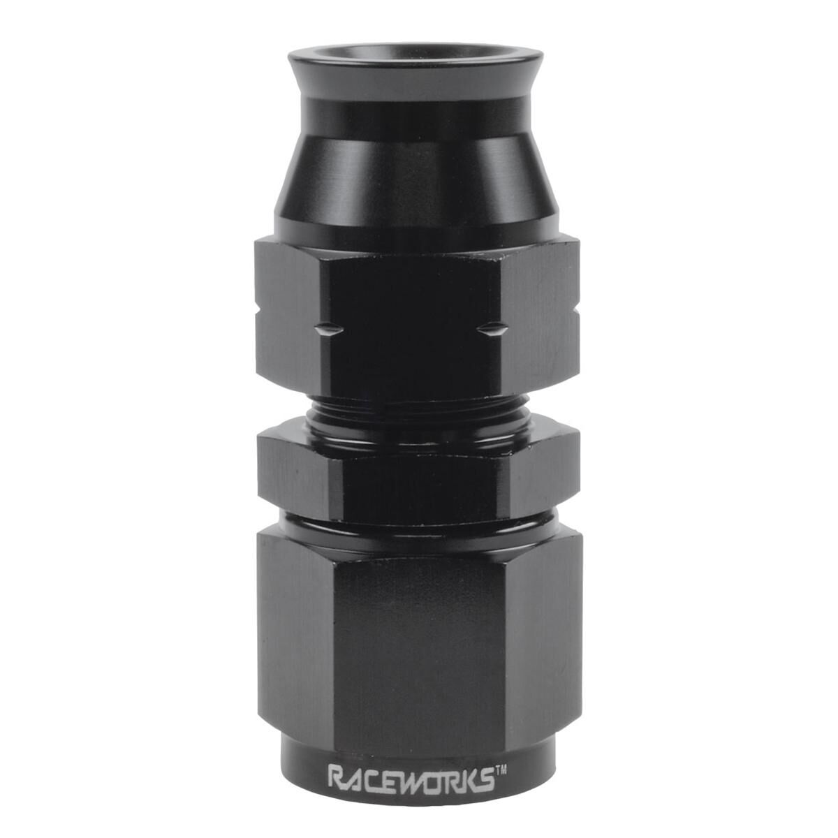 Raceworks Female AN-8 To 1/2In Str. Tube Adapter - RWF-619-08-08BK ...