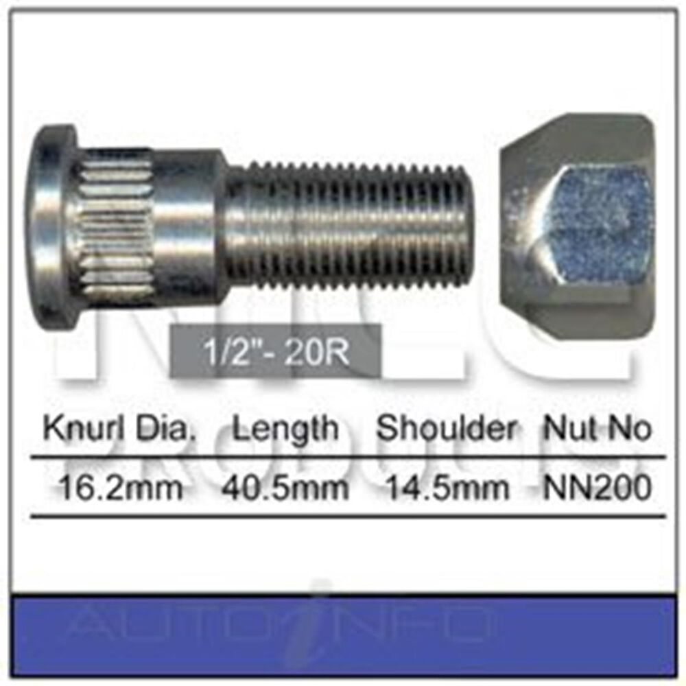 Nice Wheel Stud And Nut Set NS204 Supercheap Auto