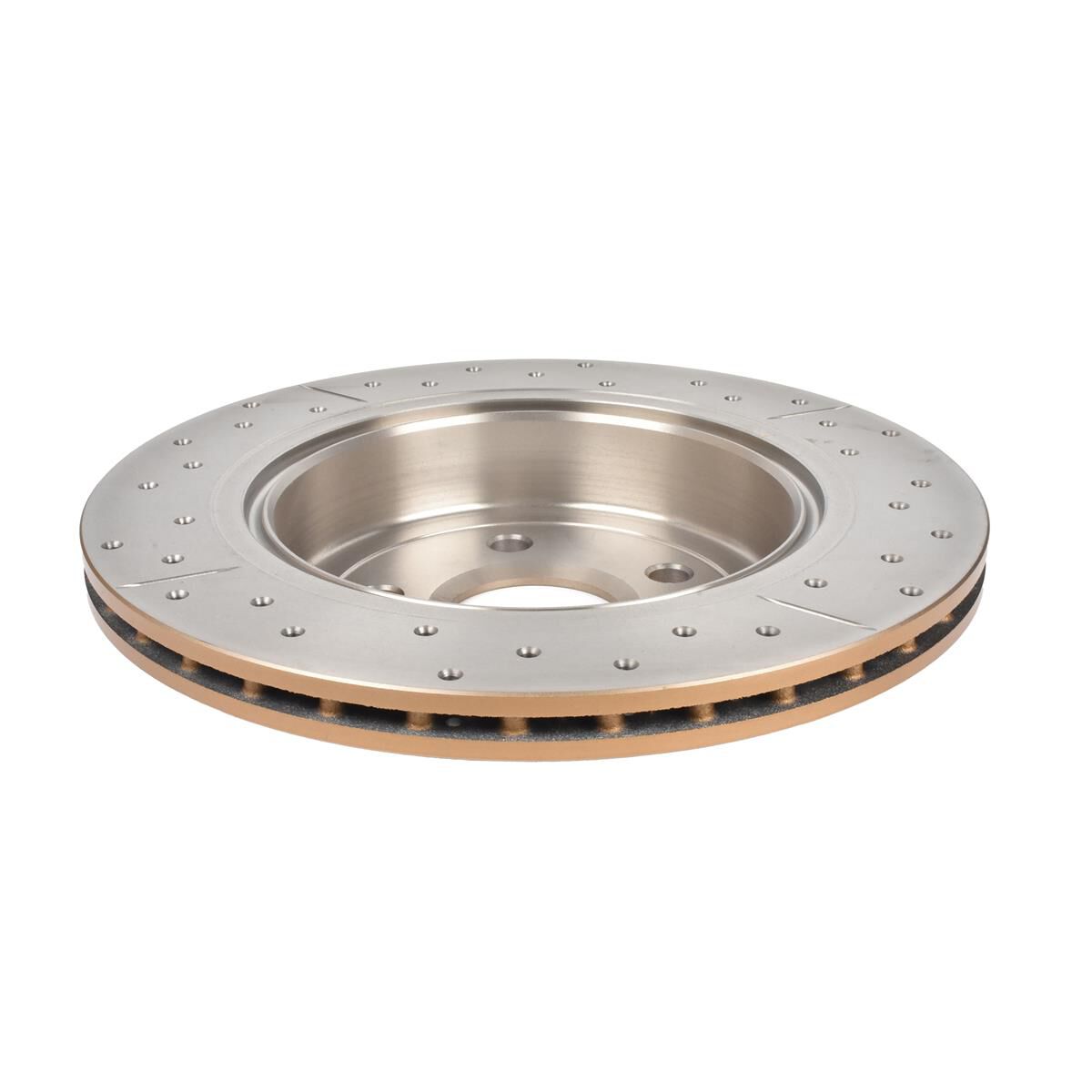 Street Gold Cross-drilled/slotted KP [ Commodore VE/VF V8 06-> R ], , scaau_hi-res