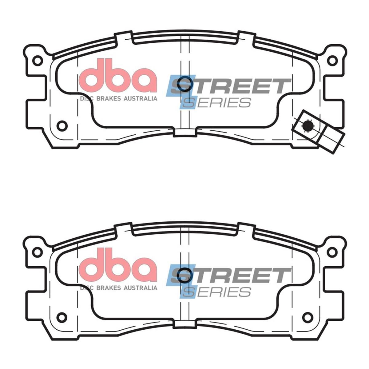 DBA SS STREET SERIES BRAKE PADS [ Eunos & Mazda 1990-2014 R ], , scaau_hi-res