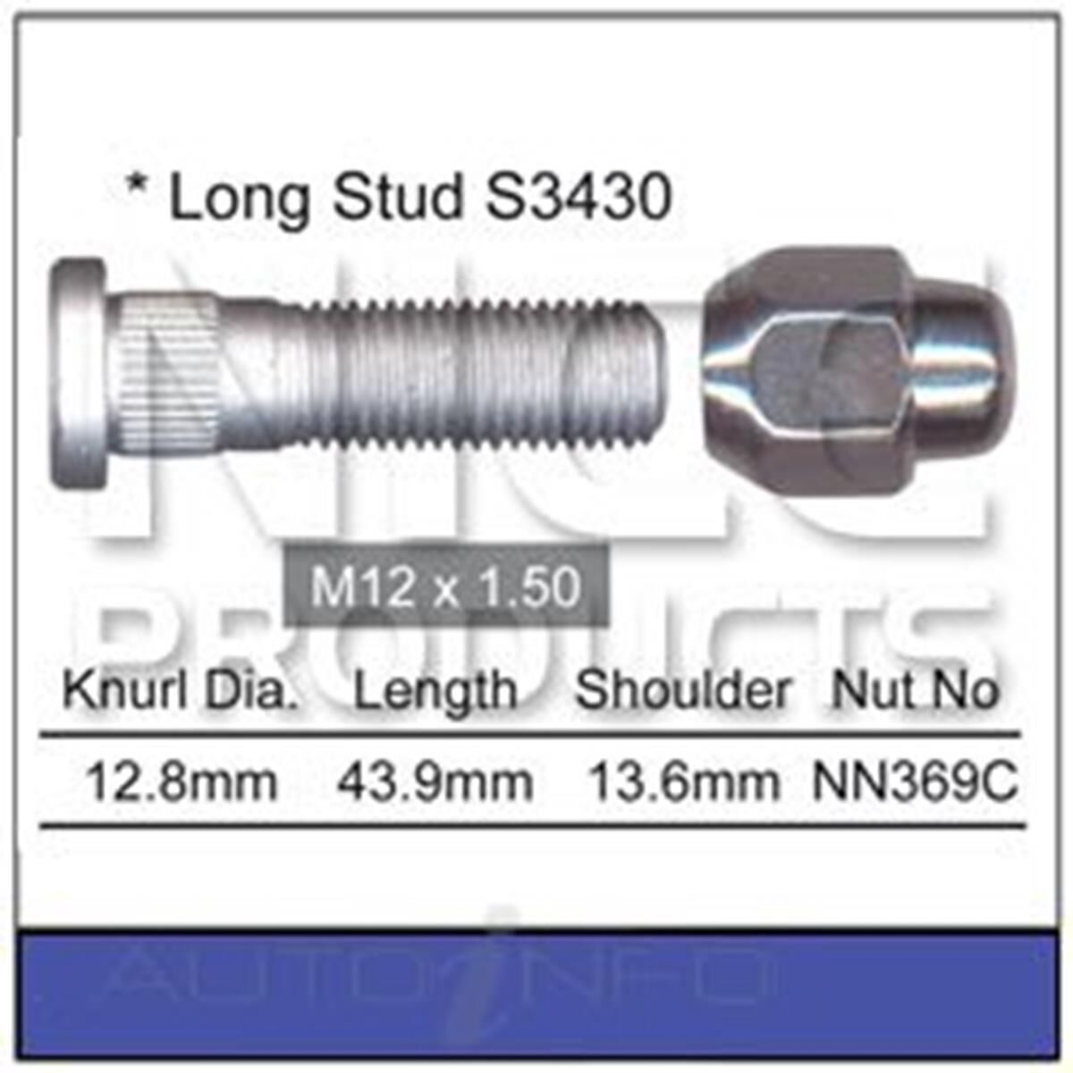 Wheel Stud, , scaau_hi-res