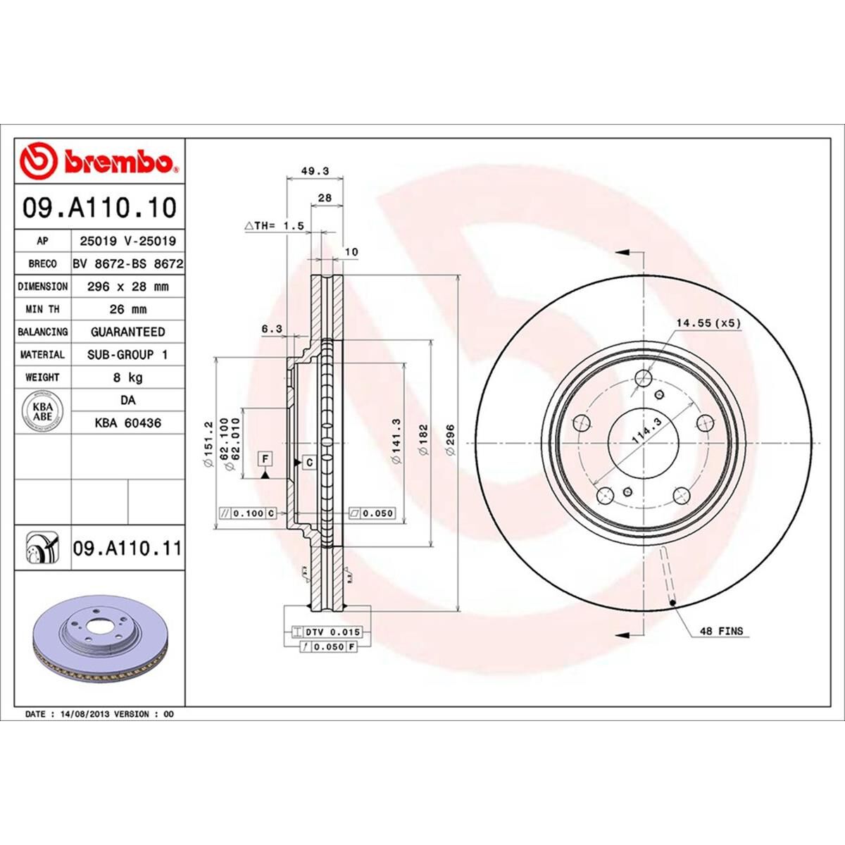 BREMBO DISC ROTOR, , scaau_hi-res
