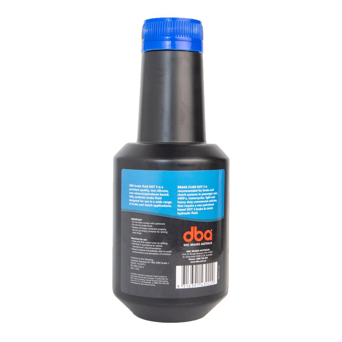 DBA DOT3 Brake Fluid 500ml, , scaau_hi-res