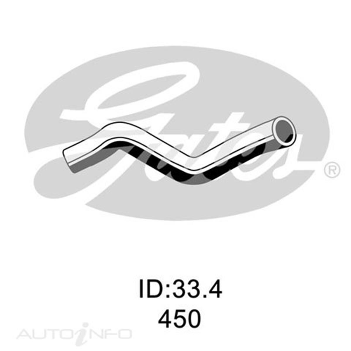 05-2197 GATES RADIATOR HOSE, , scaau_hi-res