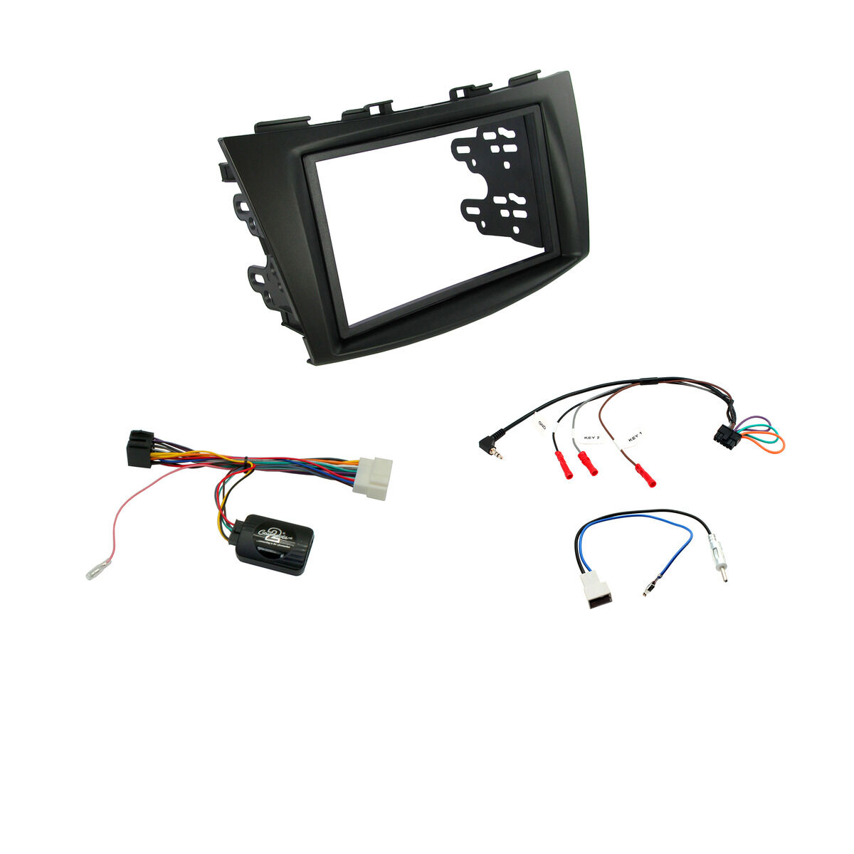 INSTALL KIT TO SUIT SUZUKI SWIFT FZ (BLACK), , scaau_hi-res