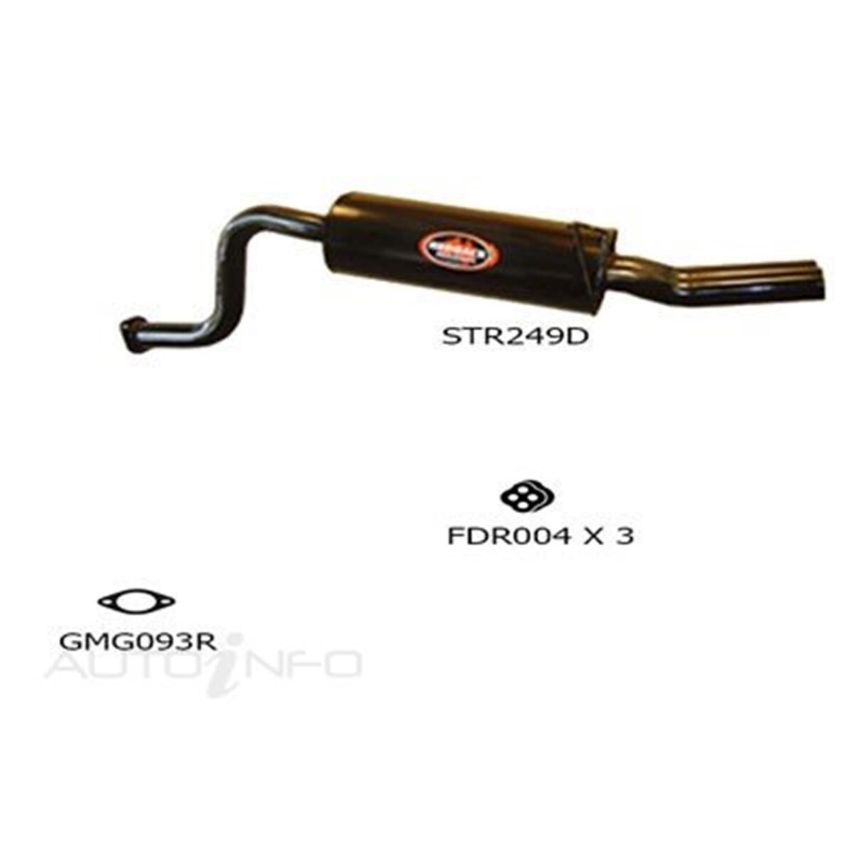 FD FALCON BA-BF 6CYL &AMP;AMP; XR6 UTE(NOT RTV) 21/2 REAR MUFFLER MFLOW DUAL OUTLET, , scaau_hi-res