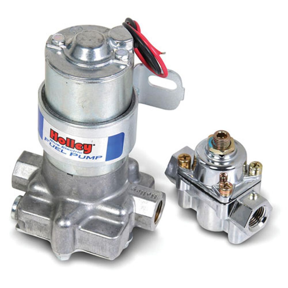 Holley Blue Fuel Pump Electric With Pressure Regulator 110 GPH, 14