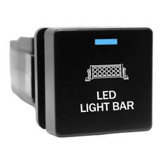 SWITCH PUSH BUTTON ON/OFF 12V LED LIGHT BAR T/S ISUZU D-MAX, MUX, BT-50 2020 On, , scaau_hi-res