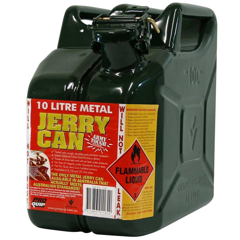 METAL JERRY CAN 10L 2 STROKE 25 1 BOTTLE GREEN CARTON QTY 4, , scaau_hi-res