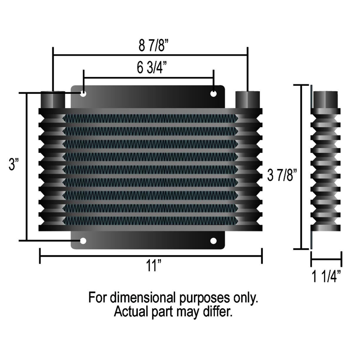 Plate & Fin Trans Cooler Kit (1/2 NPT), , scaau_hi-res