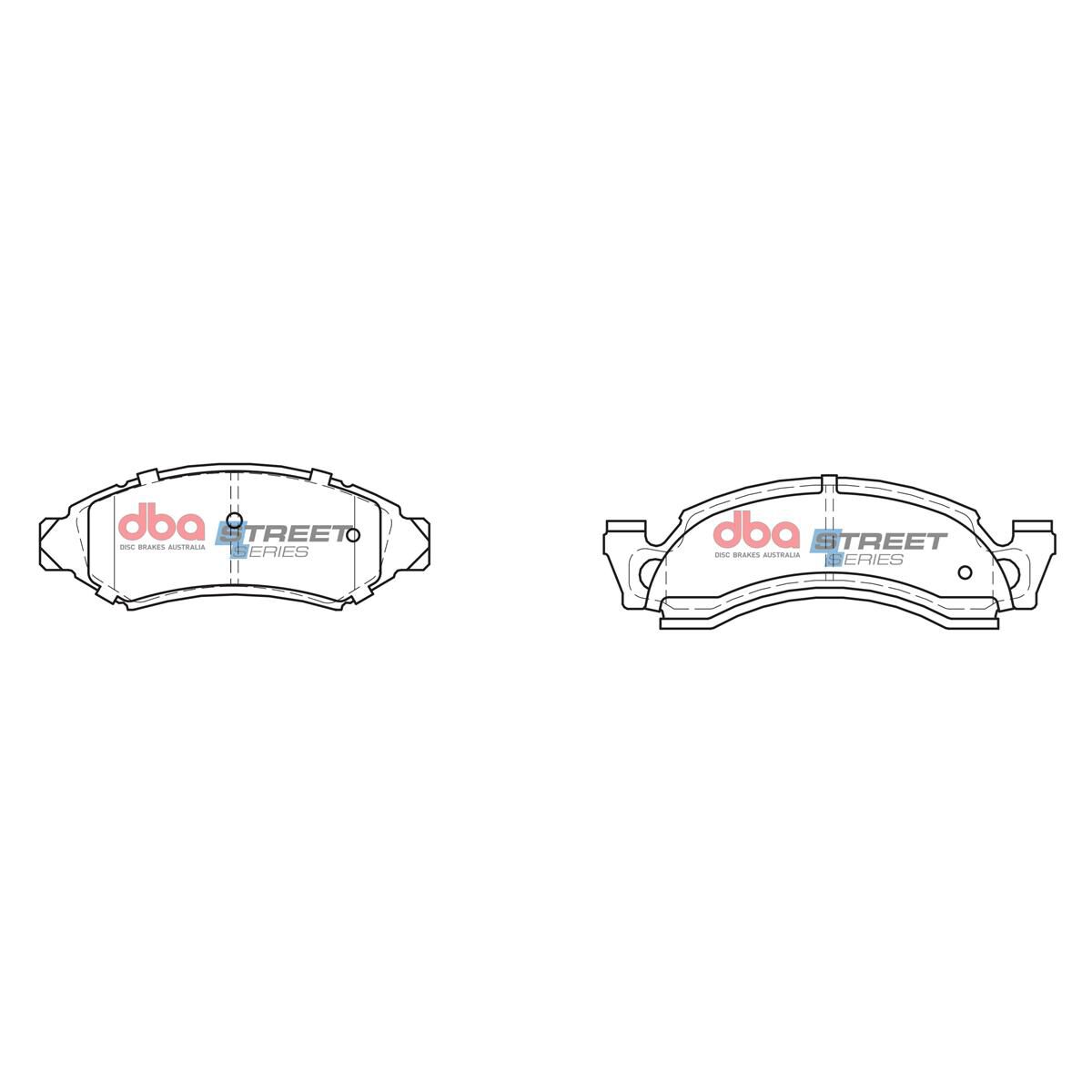 DBA SS STREET SERIES BRAKE PADS [ FORD F100 1980-85, F150 1973-90, F250 1974-88 - F ], , scaau_hi-res