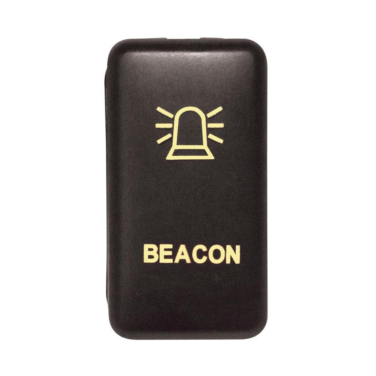 SWITCH PUSH BUTTON ON / OFF OE RPL 12V BEACON AMBER ILLUM T/S EARLY TOYOTA, , scaau_hi-res