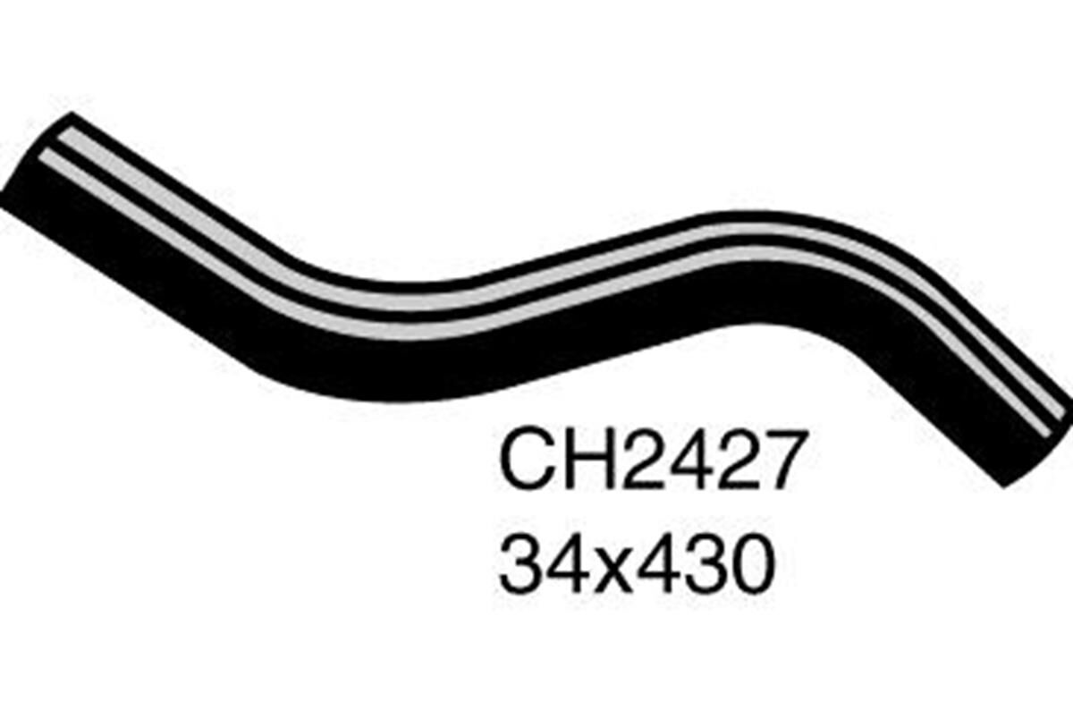 Radiator Upper Hose  - MITSUBISHI MAGNA TR - 2.6L I4  PETROL - Auto, , scaau_hi-res