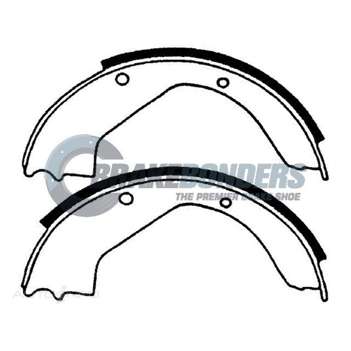 Brake Shoes - Trailer 254mm, , scaau_hi-res