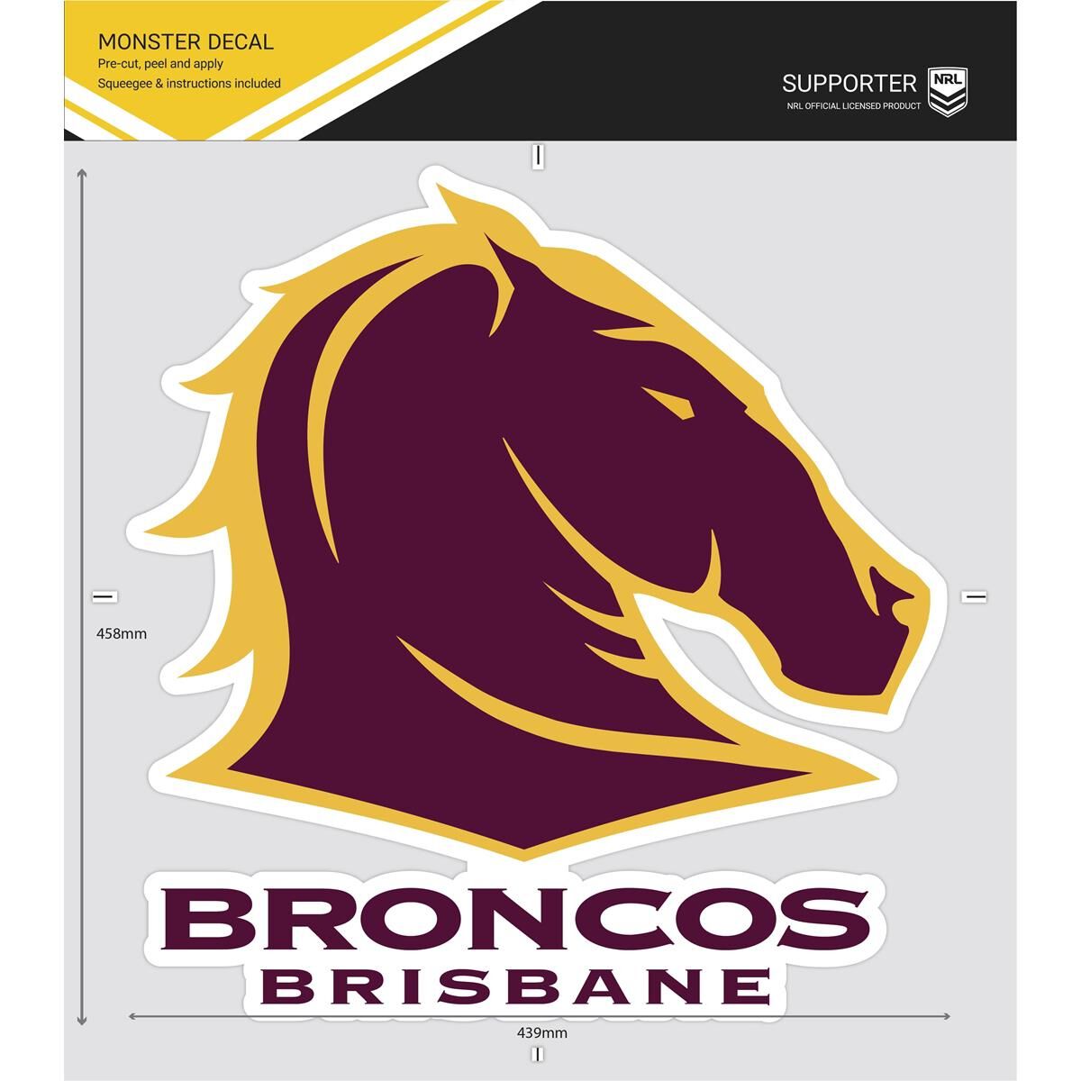 BRONCOS ITAG MONSTER DECAL, , scaau_hi-res