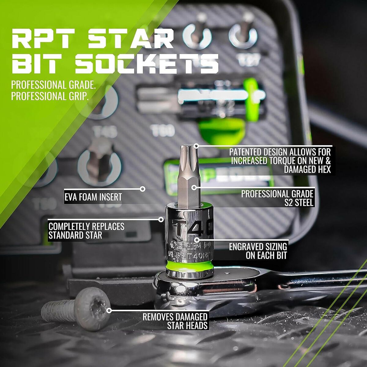 GRIPEDGE 1/4DR STAR DRIVER SET 9PC, , scaau_hi-res