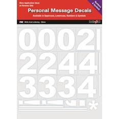 WHITE ARIAL NUMBERS & SYMBOLS 50MM HIGH, , scaau_hi-res