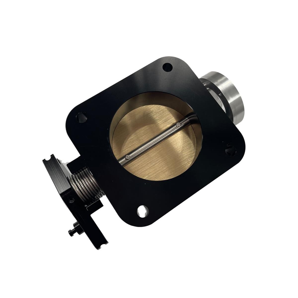 SR20 S13 THROTTLE BODY 76MM - BLACK, , scaau_hi-res