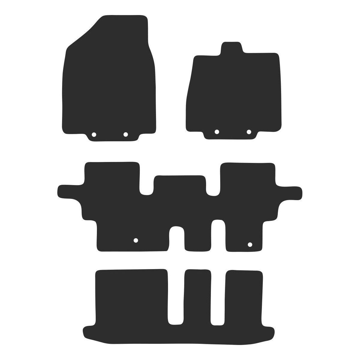 EXECUTIVE RUBBER CAR MATS FOR NISSAN QASHQAI (2ND GEN J11) 2014-2021, , scaau_hi-res