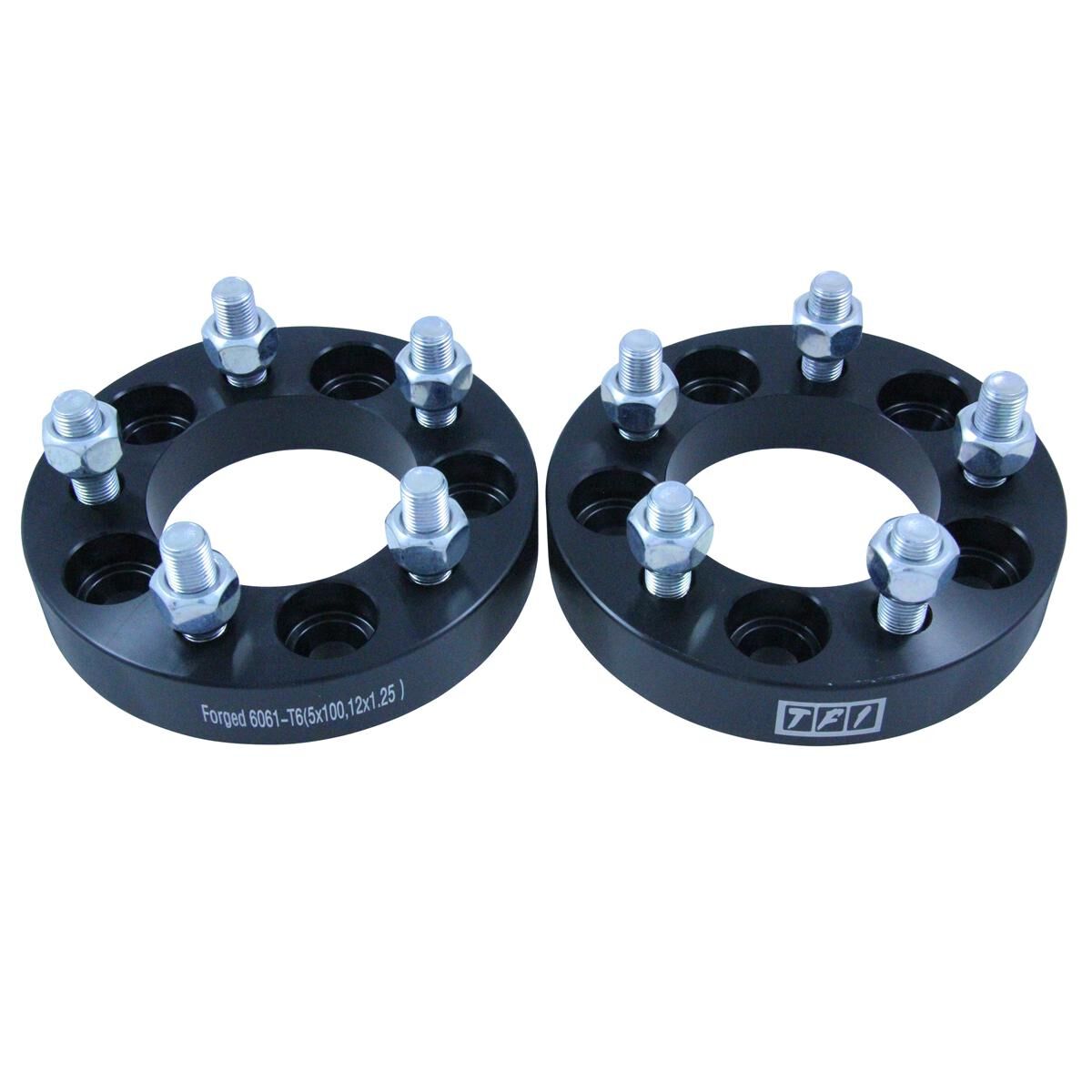Wheel Spacer Kit 25mm Thick Size 5x100 12x1.25 Stud, , scaau_hi-res