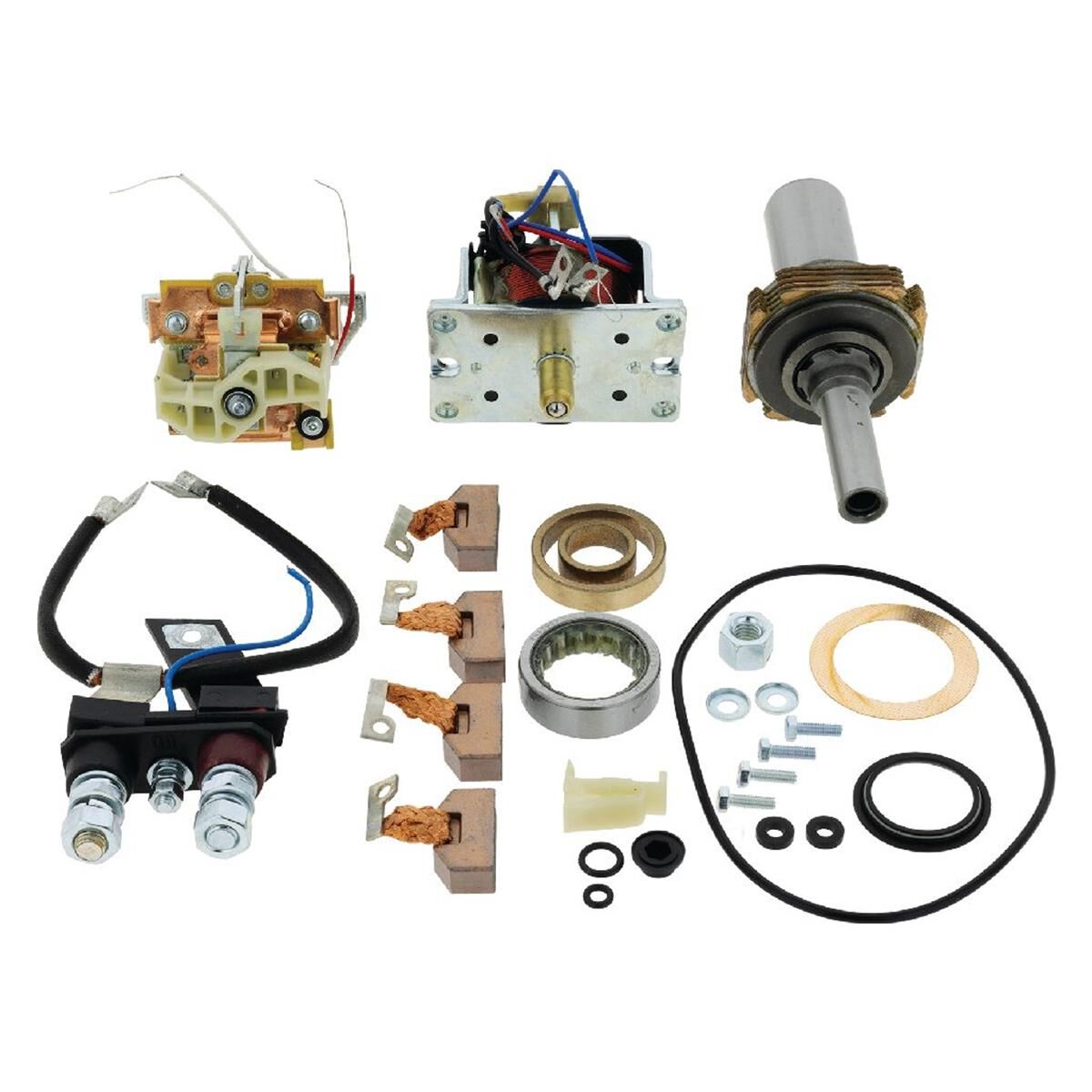 REPAIR KIT 24V, KB STARTERS W/- LATE BRUSHES, 10mm POS & - STARTER MOTOR COMPONENTS, , scaau_hi-res