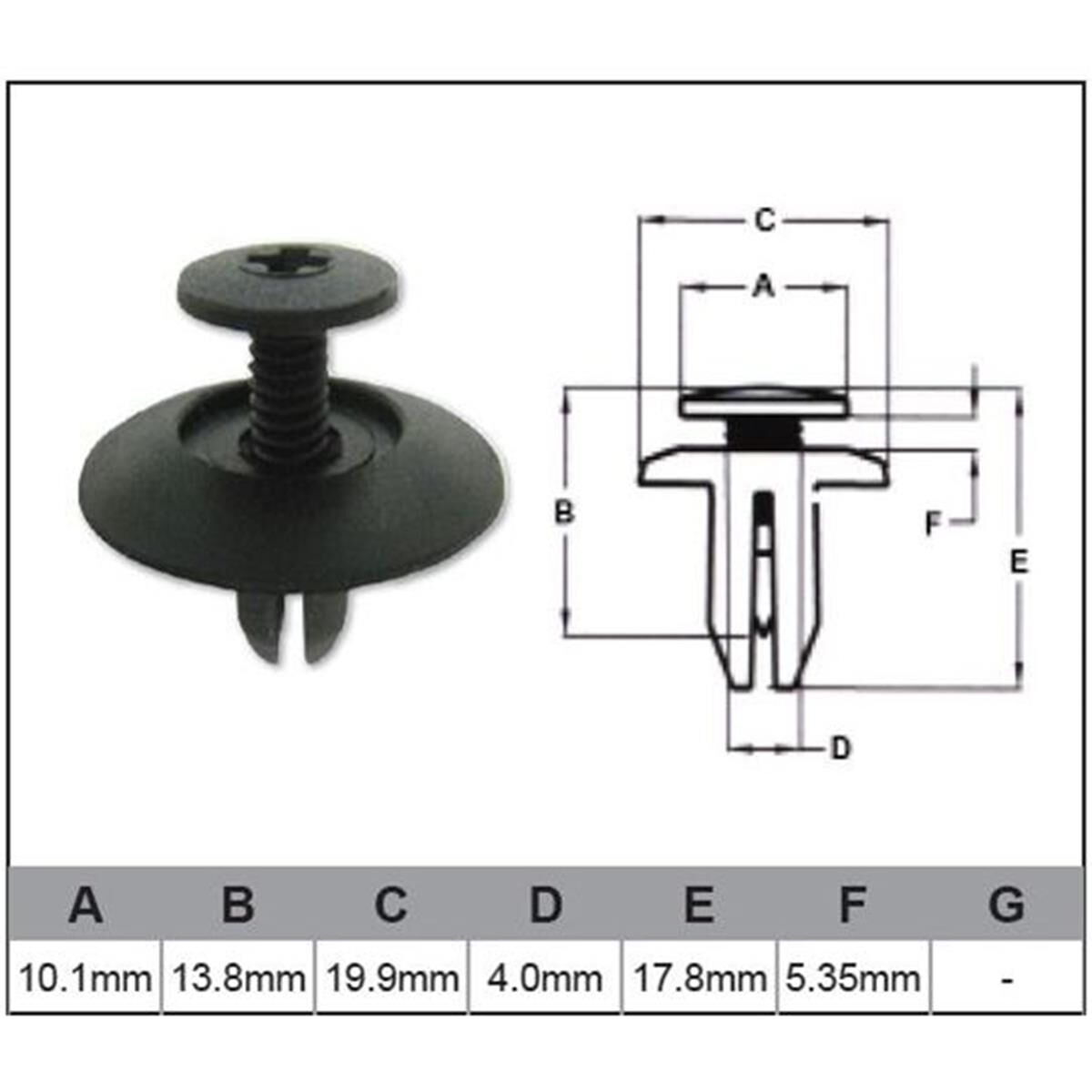 PKT 100 AUTOMOTIVE FASTENER, , scaau_hi-res