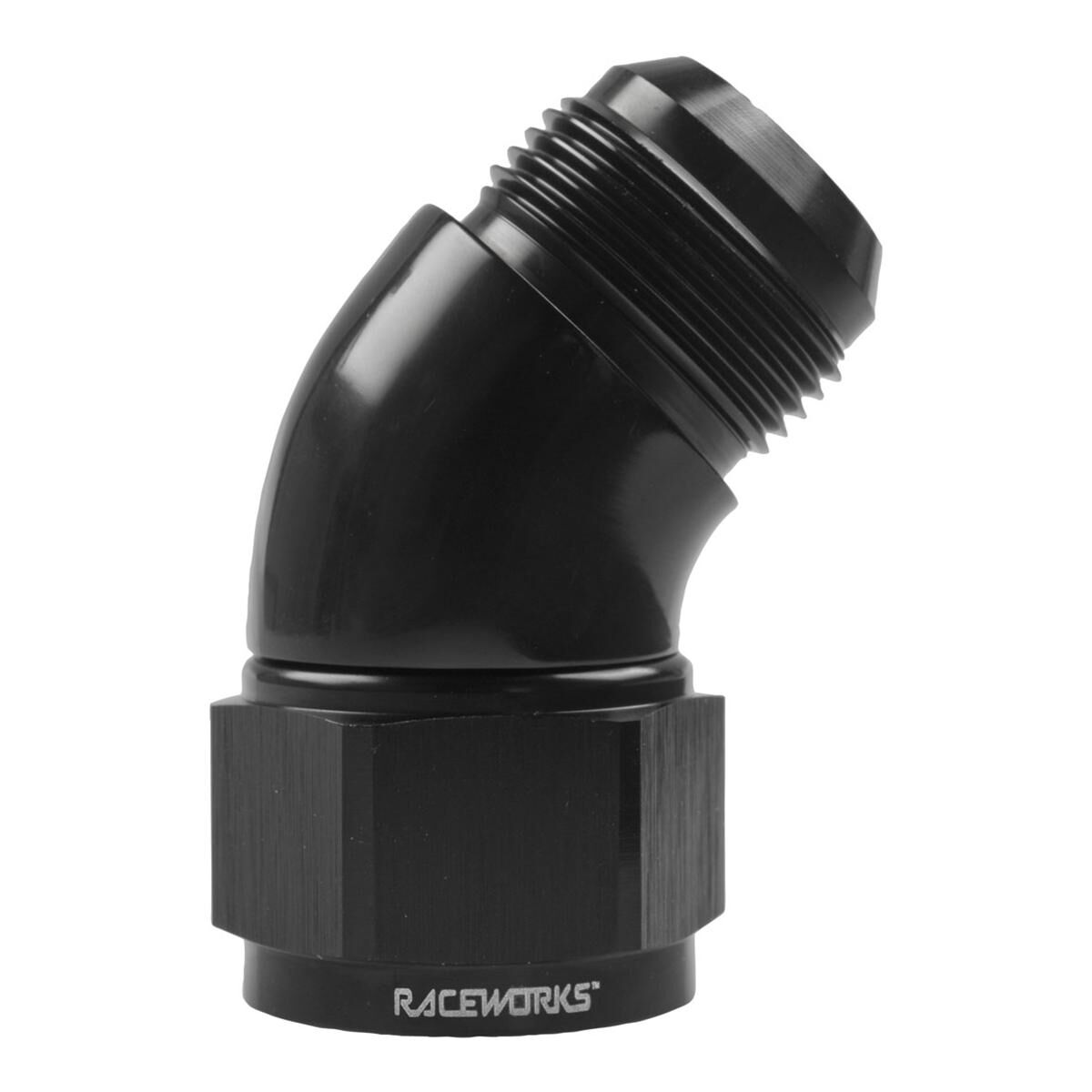 FEMALE TO MALE SWIVEL ELBOW AN-12 45 DEG, , scaau_hi-res