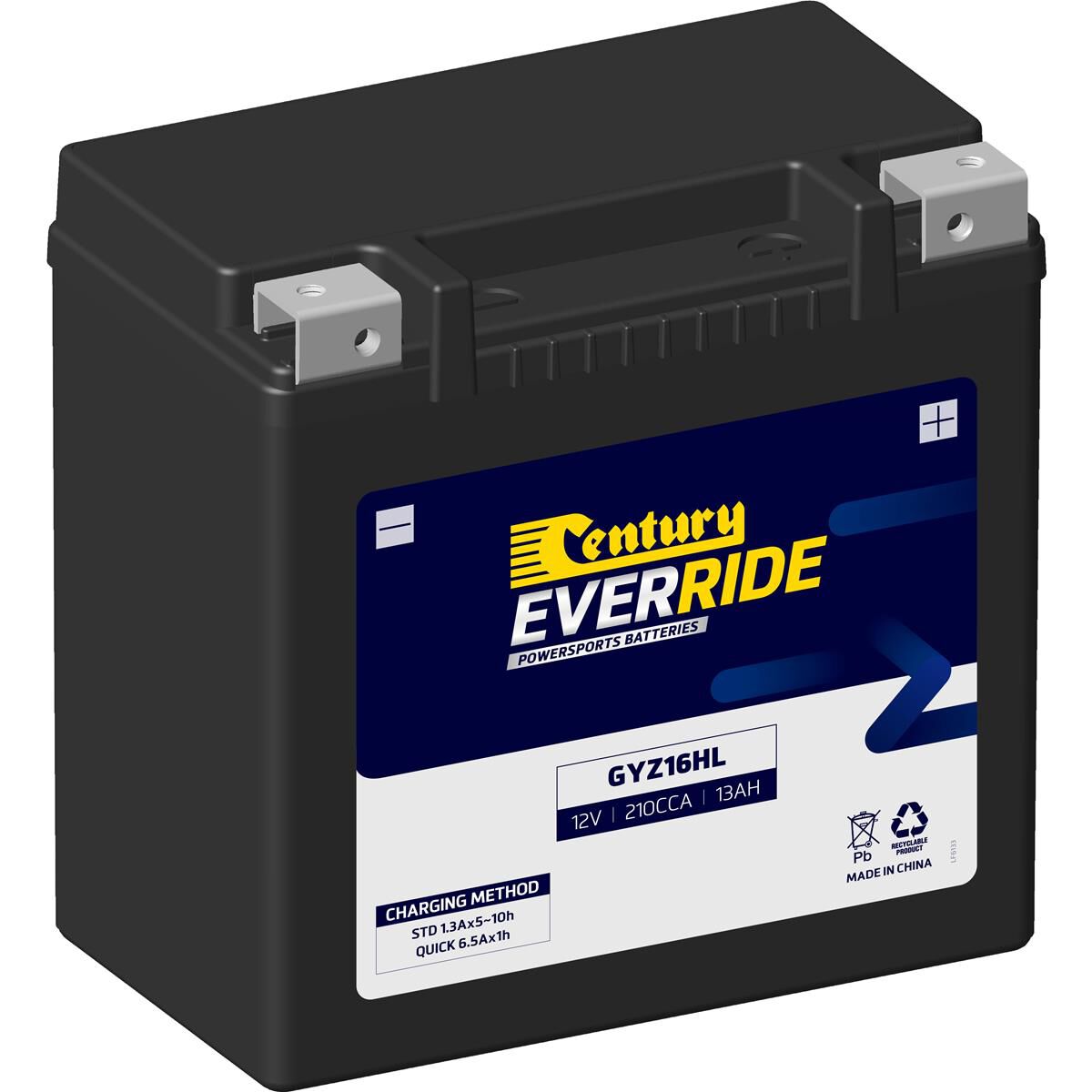 POWERSPORTS BATTERIES - GYZ16HL, , scaau_hi-res