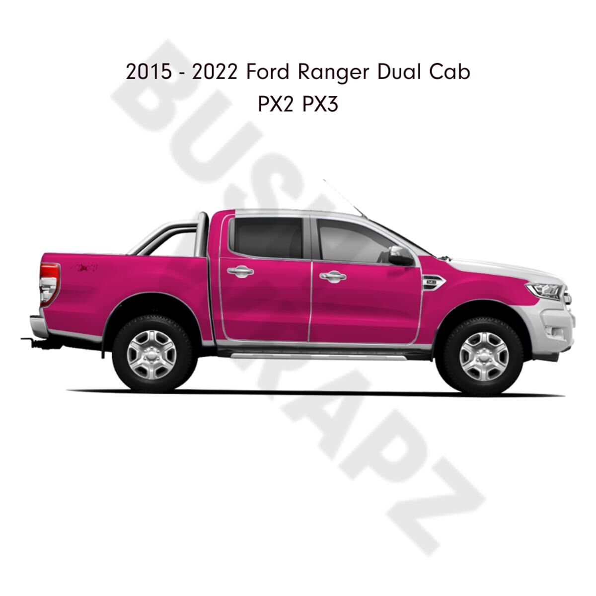 BUSHWRAPZ CAPE DIY 4WD KIT FOR RANGER DUAL CAB PX2-PX3 - TUB INCLUDED, , scaau_hi-res
