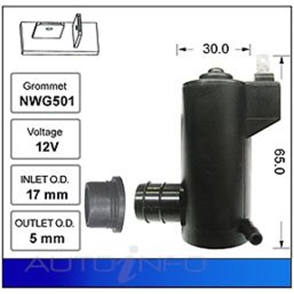 Nice Windscreen Washer Pump NWP508 Supercheap Auto