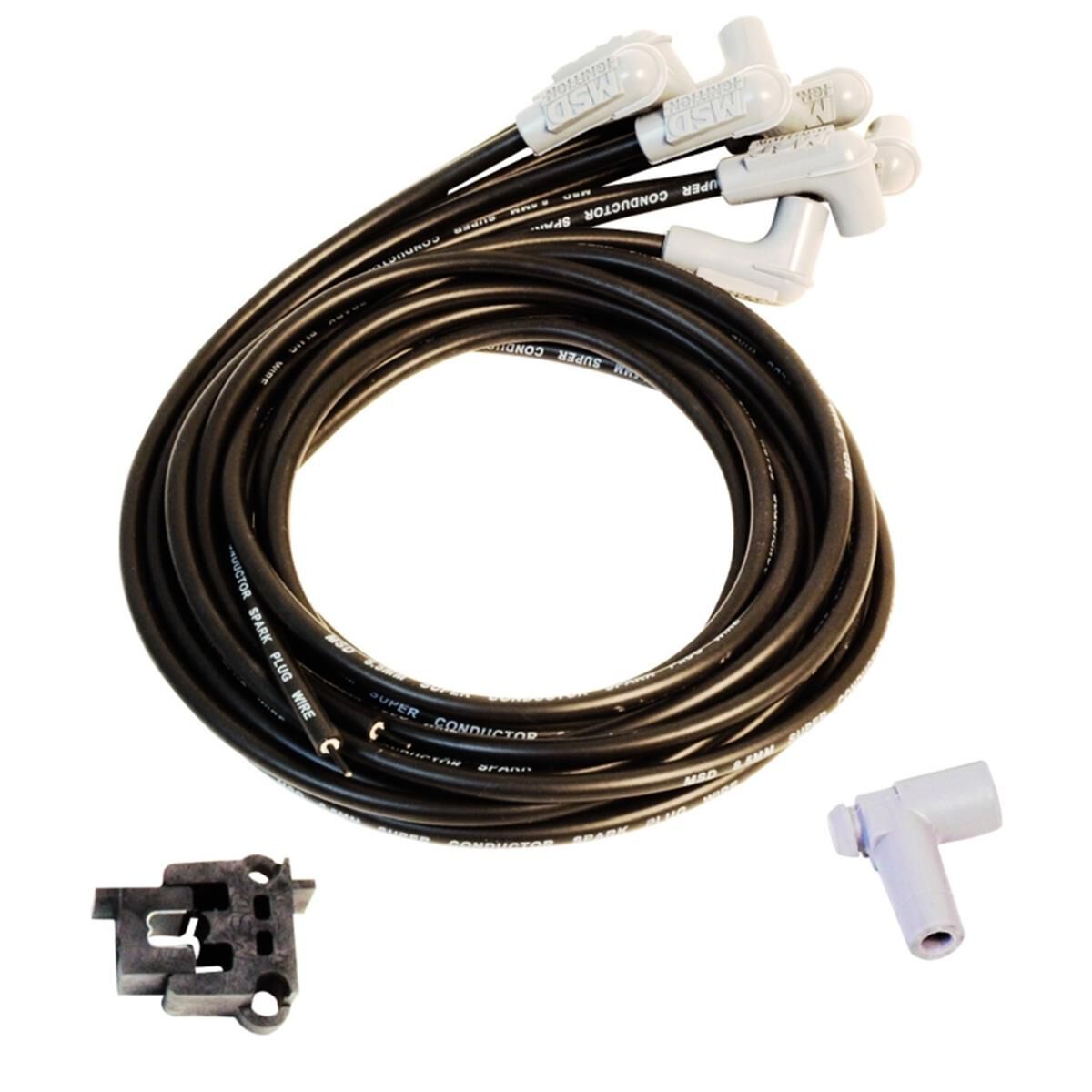 UNIV  LEAD SET BLACK 90DEG V8, 90DEG PLU, , scaau_hi-res