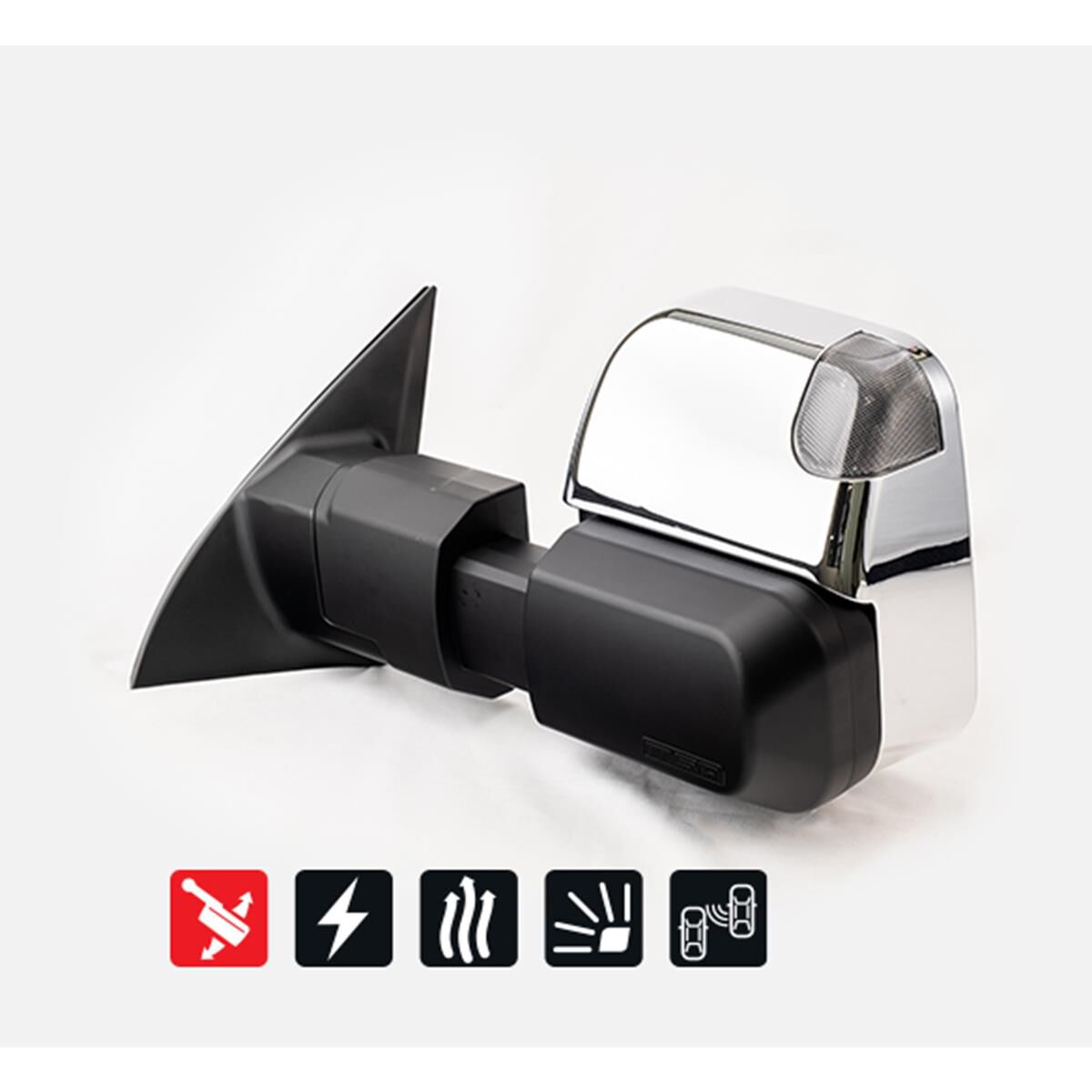 LC150 PRADO 2009-CURRENT. CHROME, ELECTRIC, INDICATORS, HEATED, POWERFOLD, , scaau_hi-res