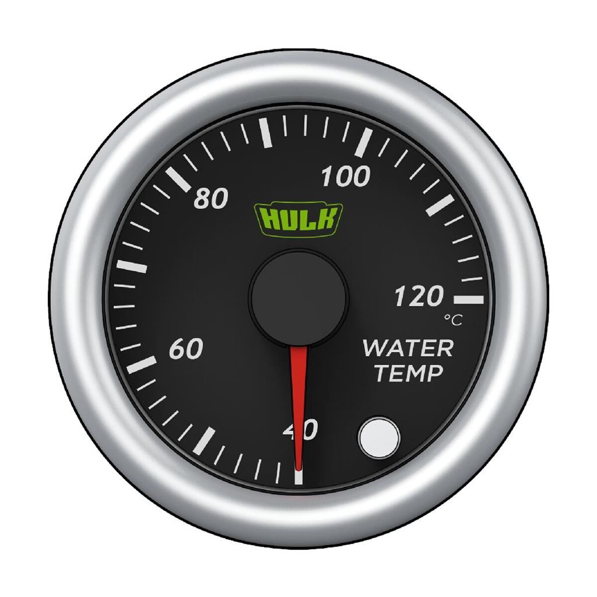 52mm WATER TEMPERATURE GAUGE 12 VOLT 10 COLOUR ILLUMINATION, , scaau_hi-res