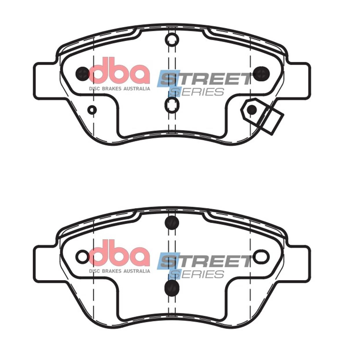DBA SS STREET SERIES BRAKE PADS [ Proton 2004 - on F ], , scaau_hi-res