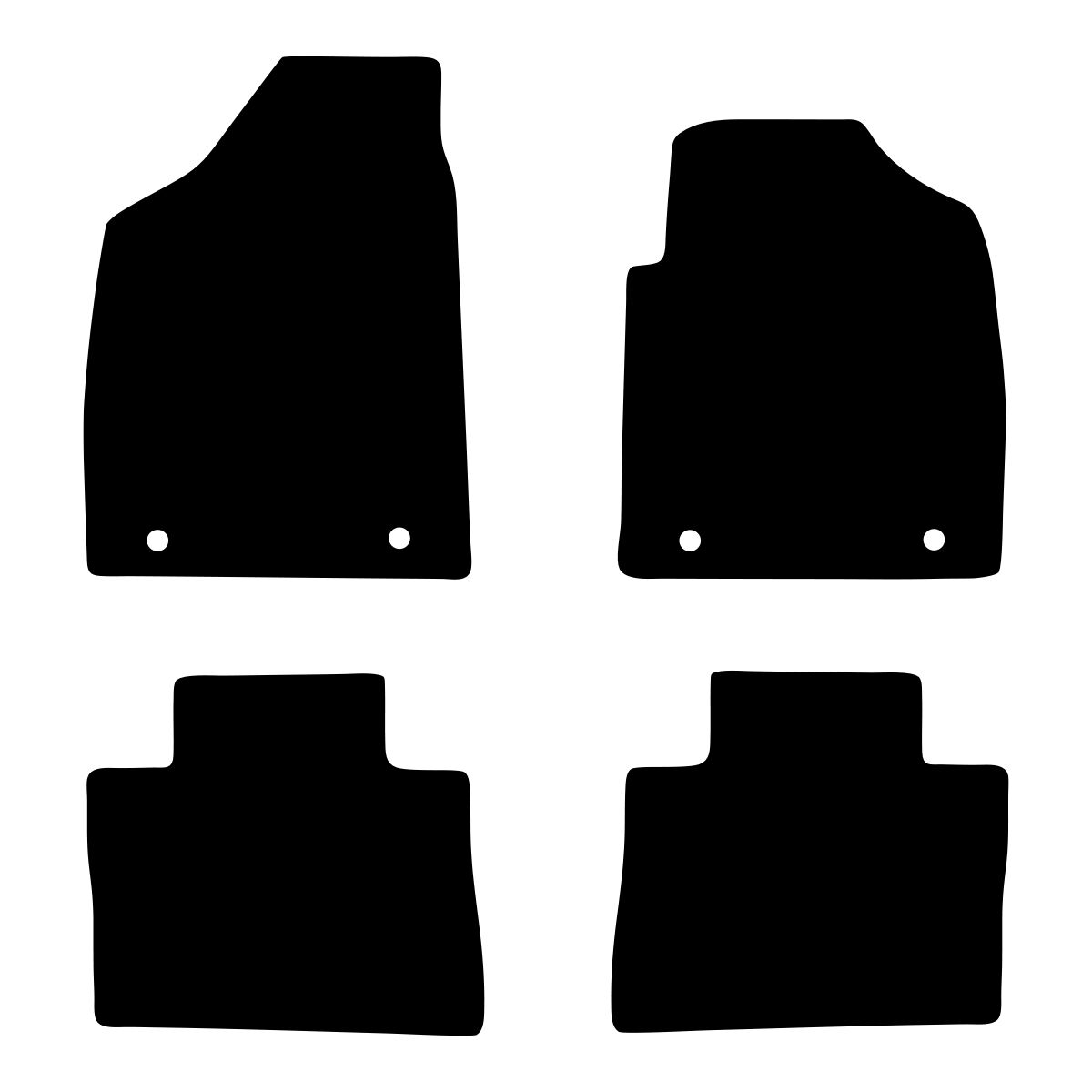 EXECUTIVE RUBBER CAR MATS FOR MG HS +EV / PHEV 2020-2024, , scaau_hi-res