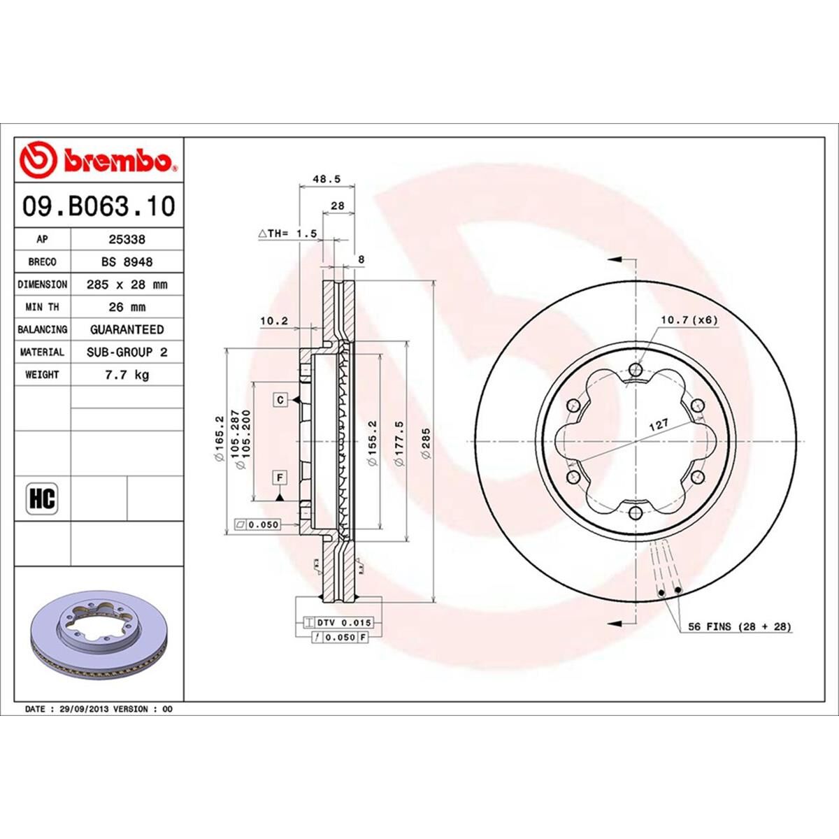 BREMBO DISC ROTOR, , scaau_hi-res
